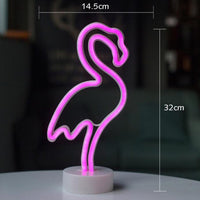 Neonska lučka Flamingo - Mali darovi